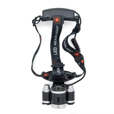 Налобный аккумуляторный фонарь LED RJ300-4